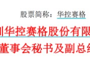 事业顺景华控赛格董事长、董秘、副总经理三高管同日辞职