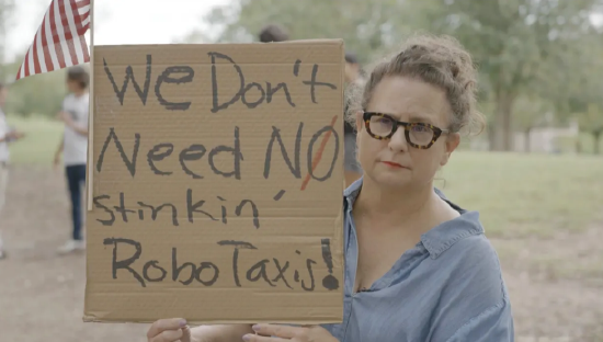 特斯拉在得州奥斯汀遭遇抗议活动：反(🌡)对马斯克Robotaxi计划(🔕)
